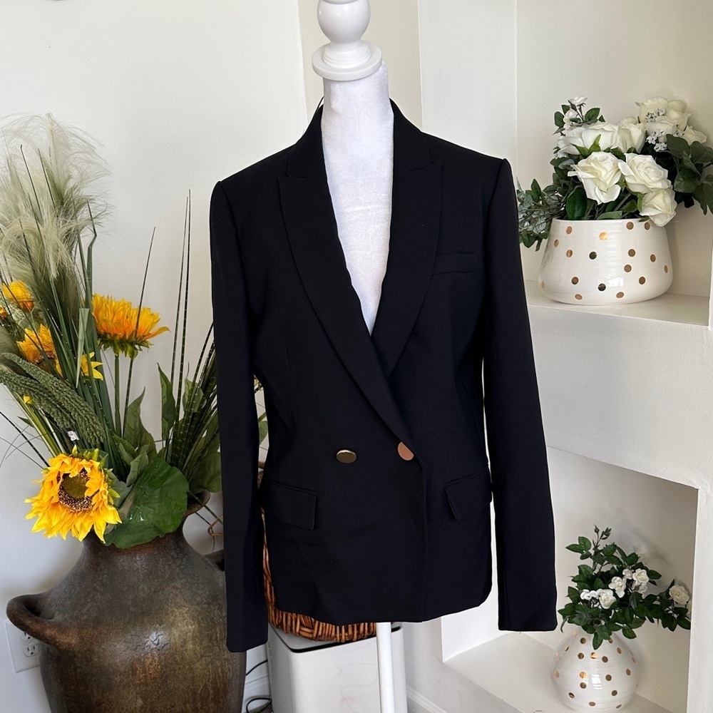 J. Crew Navy Blazer with Gold Accents - Picture 3 of 14